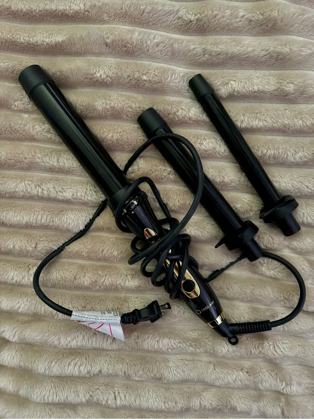 Inflan Interchangeable Barrel Curling Wand